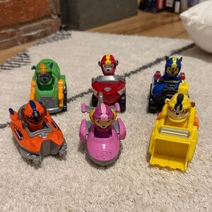 Paw Patrol Colorful Rescue Vehicles Set